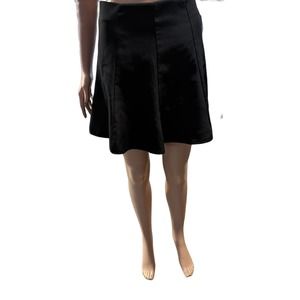 Dazy Sz S Skort Pleated Back Zip Black Mini Skirt (marked M runs small)